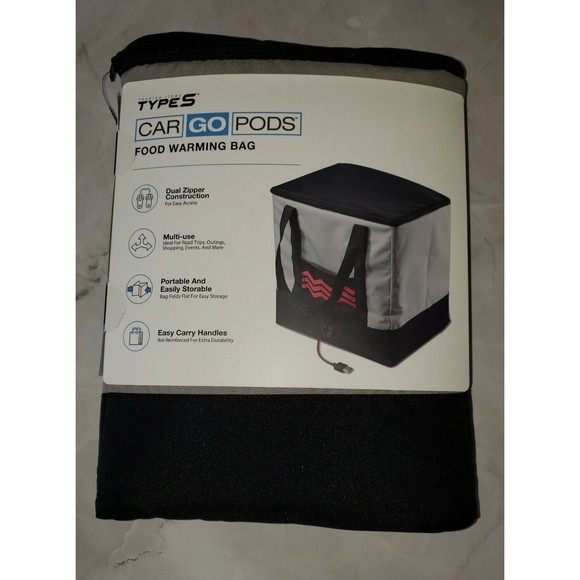 NEW Food Warming Bag Lunch Box Car Go Pods USB Powered Large Capacity Portable - Picture 2 of 3